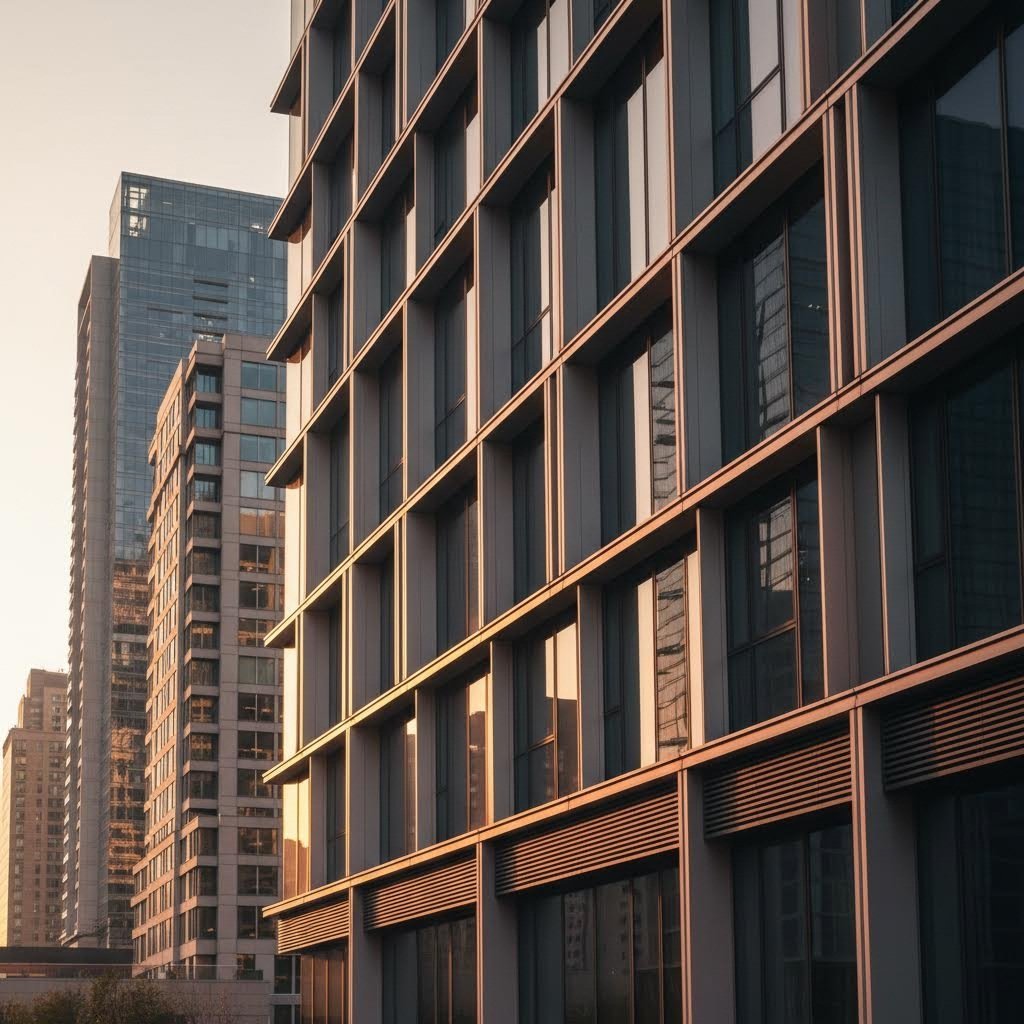 aluminum extrusions in architectural applications including curtain walls and window systems