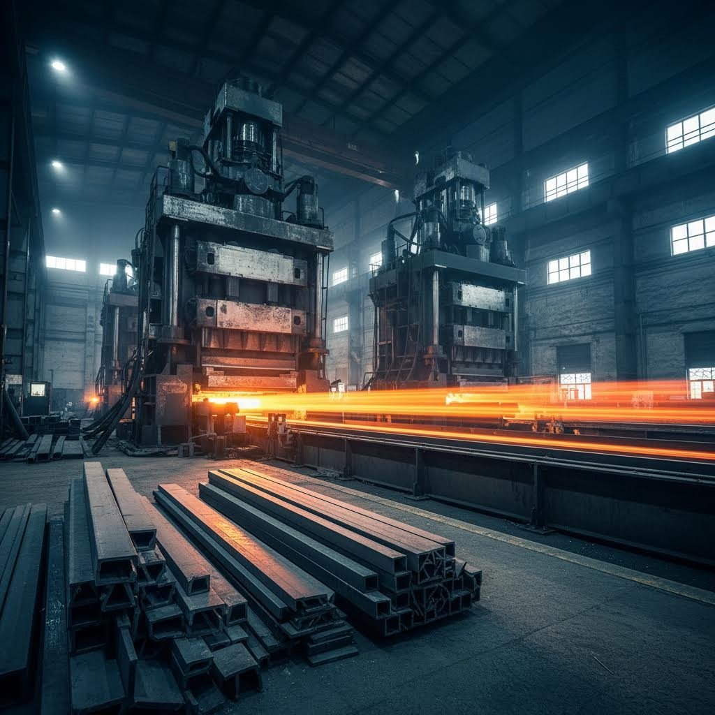 modern aluminum extrusion manufacturing facility showcasing industrial scale production capabilities