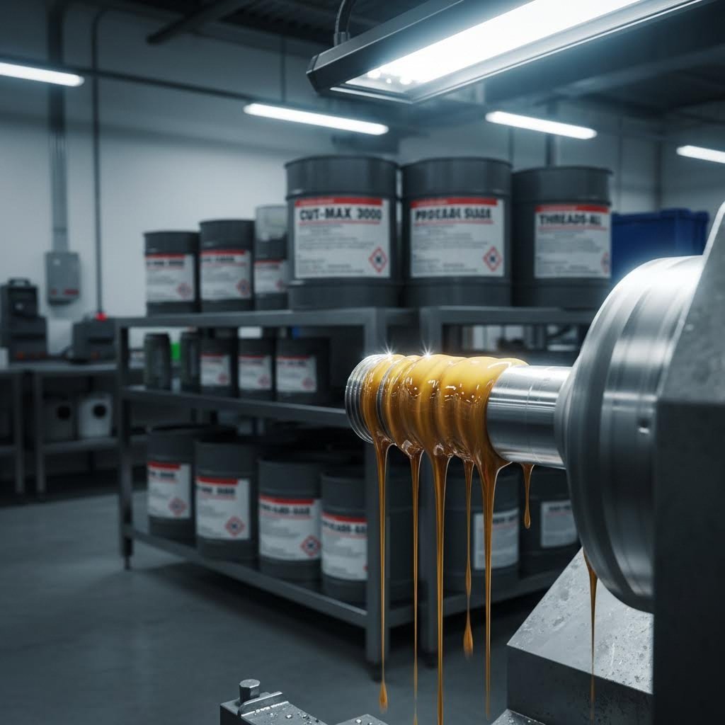 applying cutting fluid during threading for cleaner results and longer die life