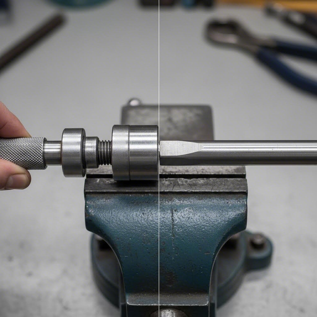 proper perpendicular alignment of die stock for accurate thread cutting