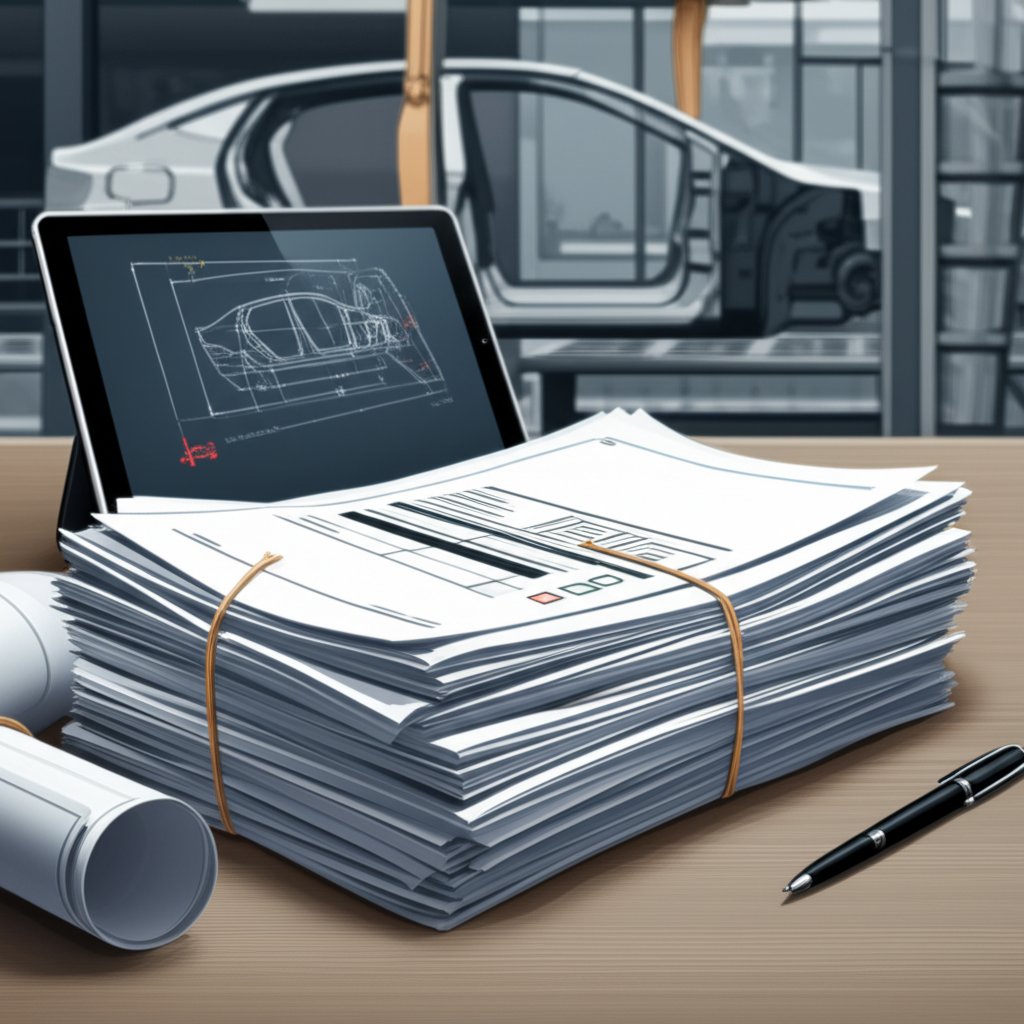 ppap documents organized for automotive manufacturing compliance