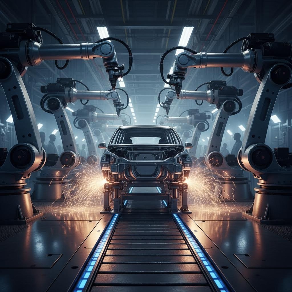 automotive chassis production using galvanized steel components