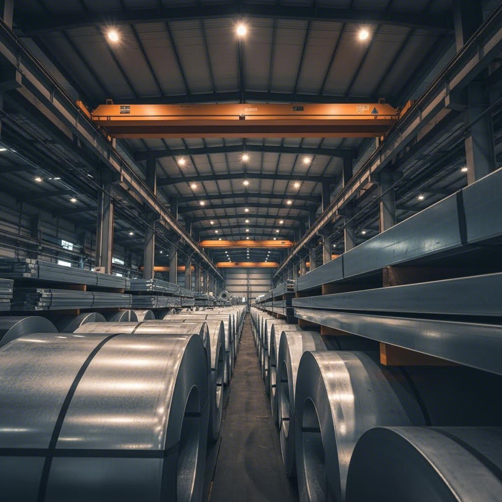 galvanized steel sheets and coils ready for industrial applications