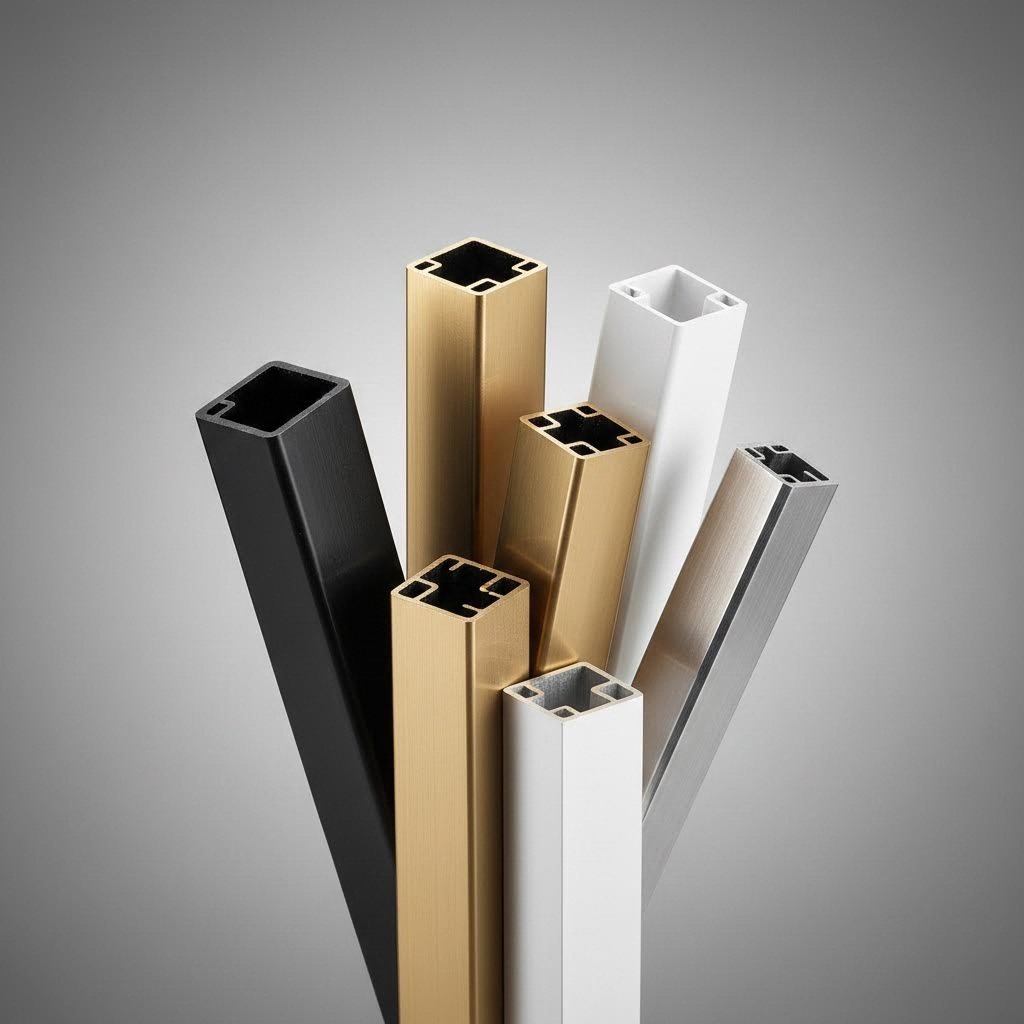 aluminum lightbox frame surface finish options including anodizing and powder coating