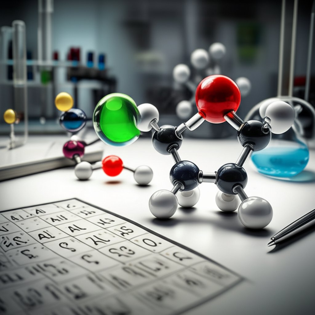 chemistry workspace illustrating the calculation of aluminum sulfate's molar mass