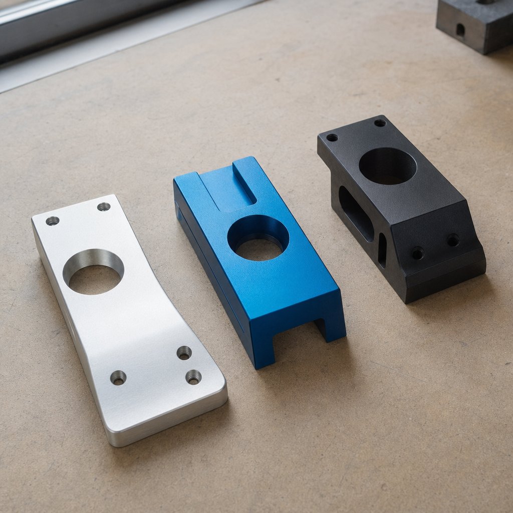 different anodized aluminum finish appearances