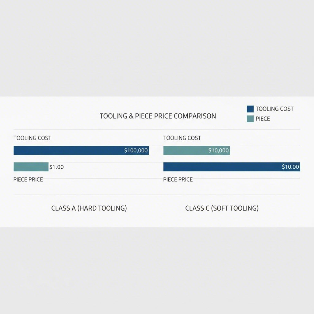 cost trade off between Class A hard tooling and Class C soft tooling