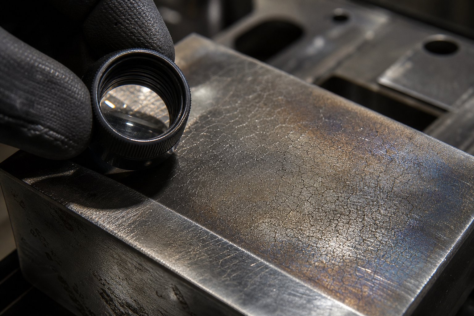 info-1-1 thermal fatigue cracking on a press hardening die surface one of the most common failure modes requiring early detection through routine inspection