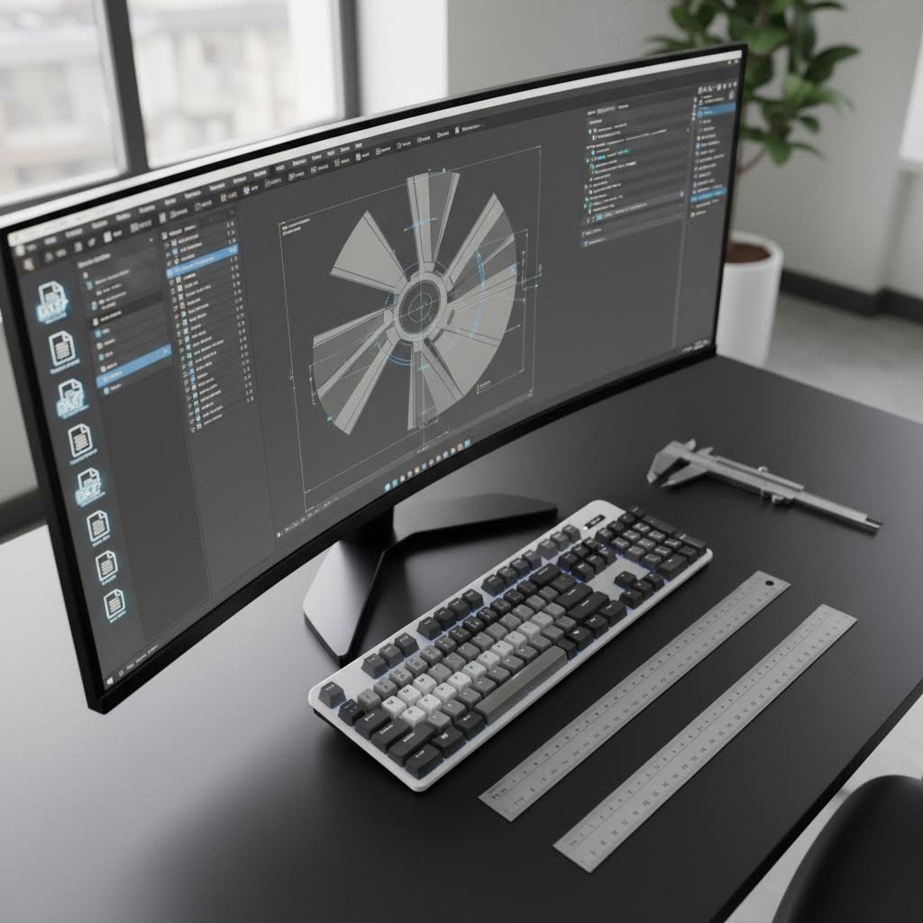 cad design preparation workspace for metal cutting project file submission