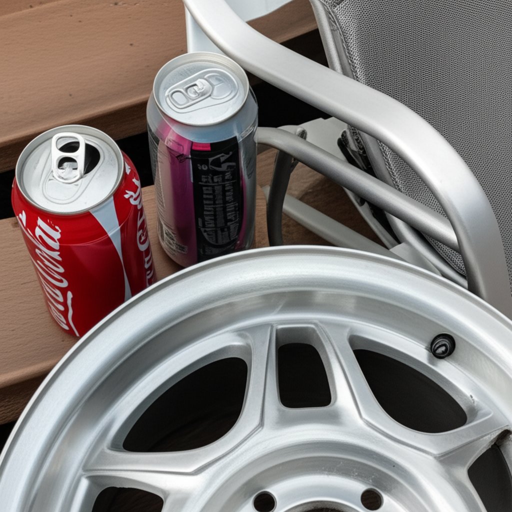 common aluminum products showing oxidation but not rust