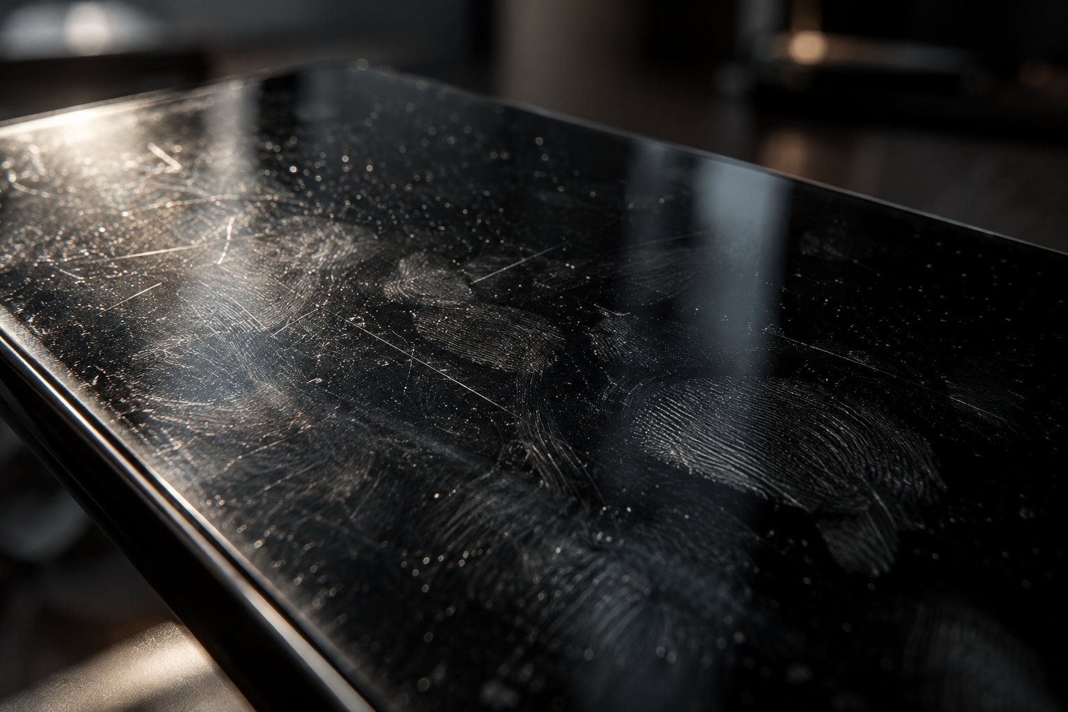 factory oleophobic coatings degrade over time leaving tesla screens vulnerable to fingerprints and micro scratches