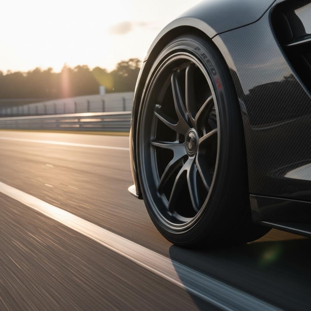 forged magnesium wheel delivering maximum weight savings for track performance