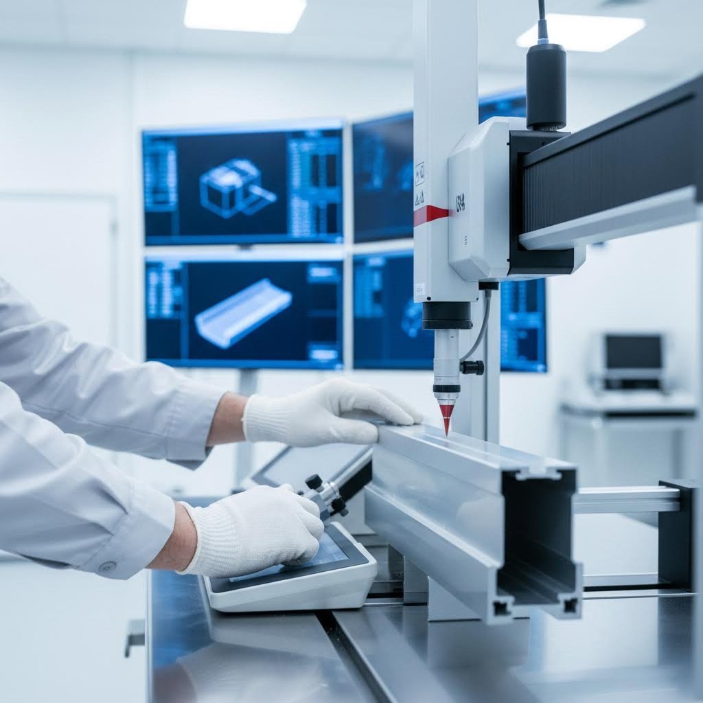 quality control instrumentation ensures aluminum profiles meet strict dimensional specifications
