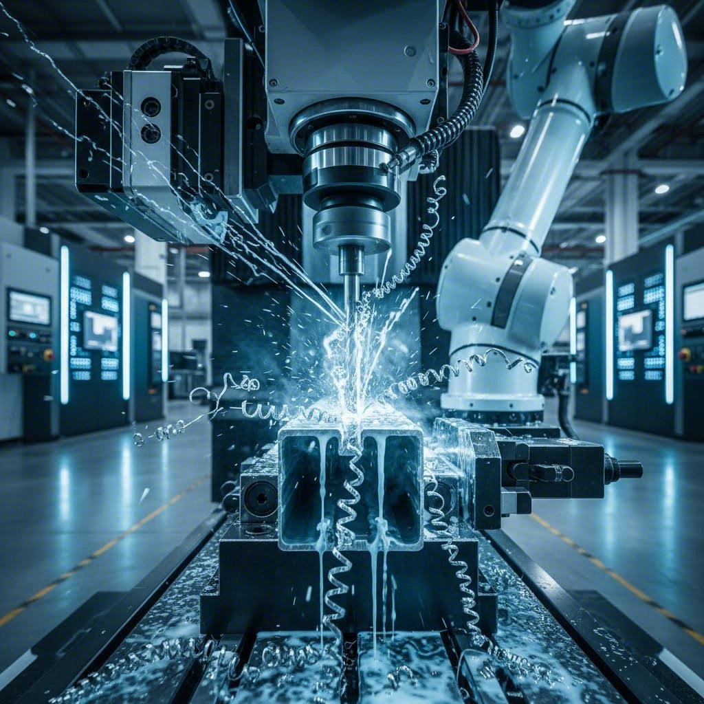 secondary cnc machining operations add precision features to extruded aluminum profiles