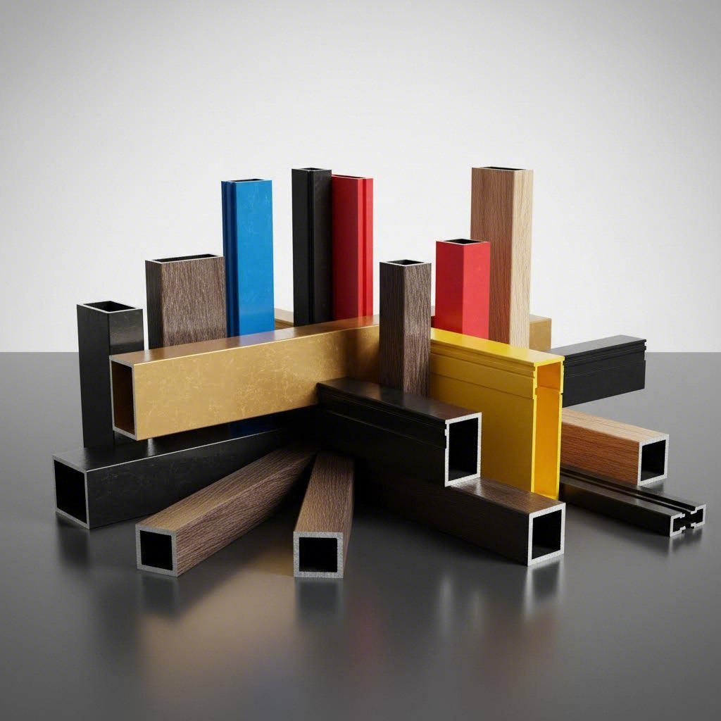 surface treatments transform raw aluminum profiles with protective and decorative finishes