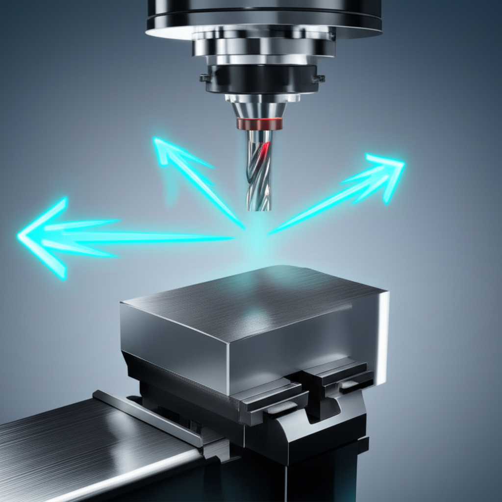 illustration of the three linear axes of motion in 3 axis cnc machining