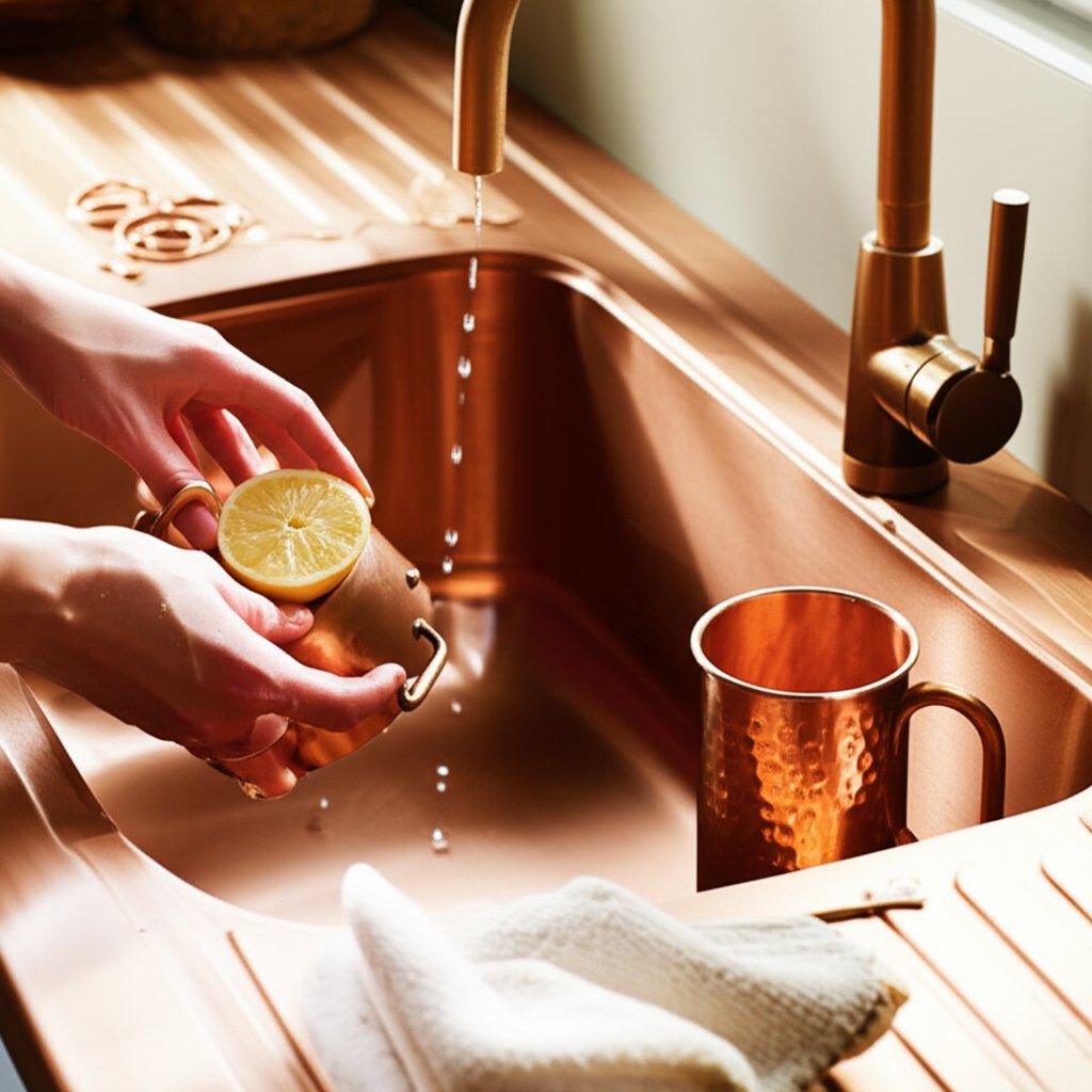 cleaning various copper items using safe item specific techniques