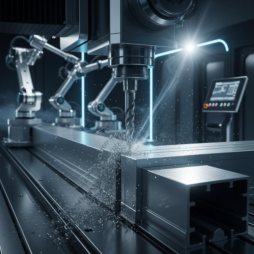cnc machining centers provide precision cutting and drilling for aluminum profiles
