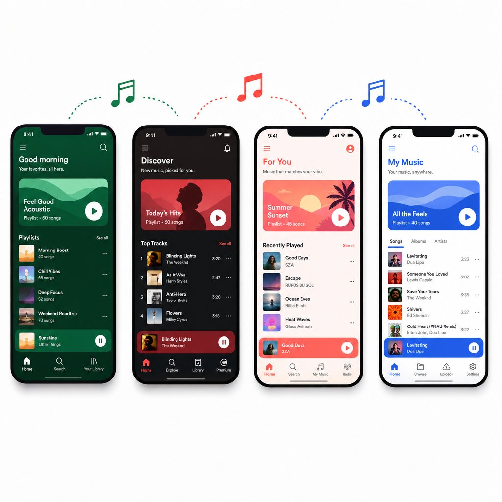 creating playlists across major streaming platforms each with its own workflow and features