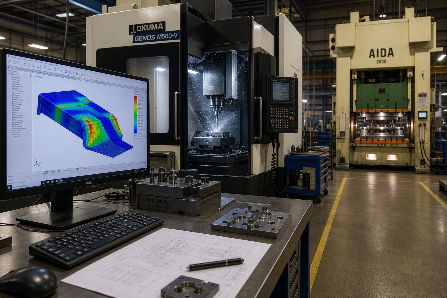 info-1-1 from cae simulation to precision machining and trial runs %E2%80%94 the complete die engineering workflow