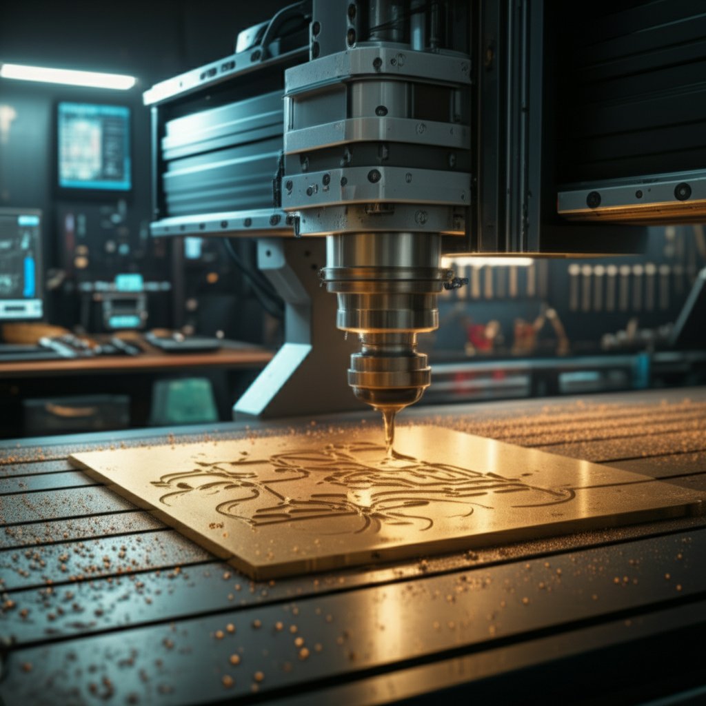 cnc machine cutting brass sheet for high precision components