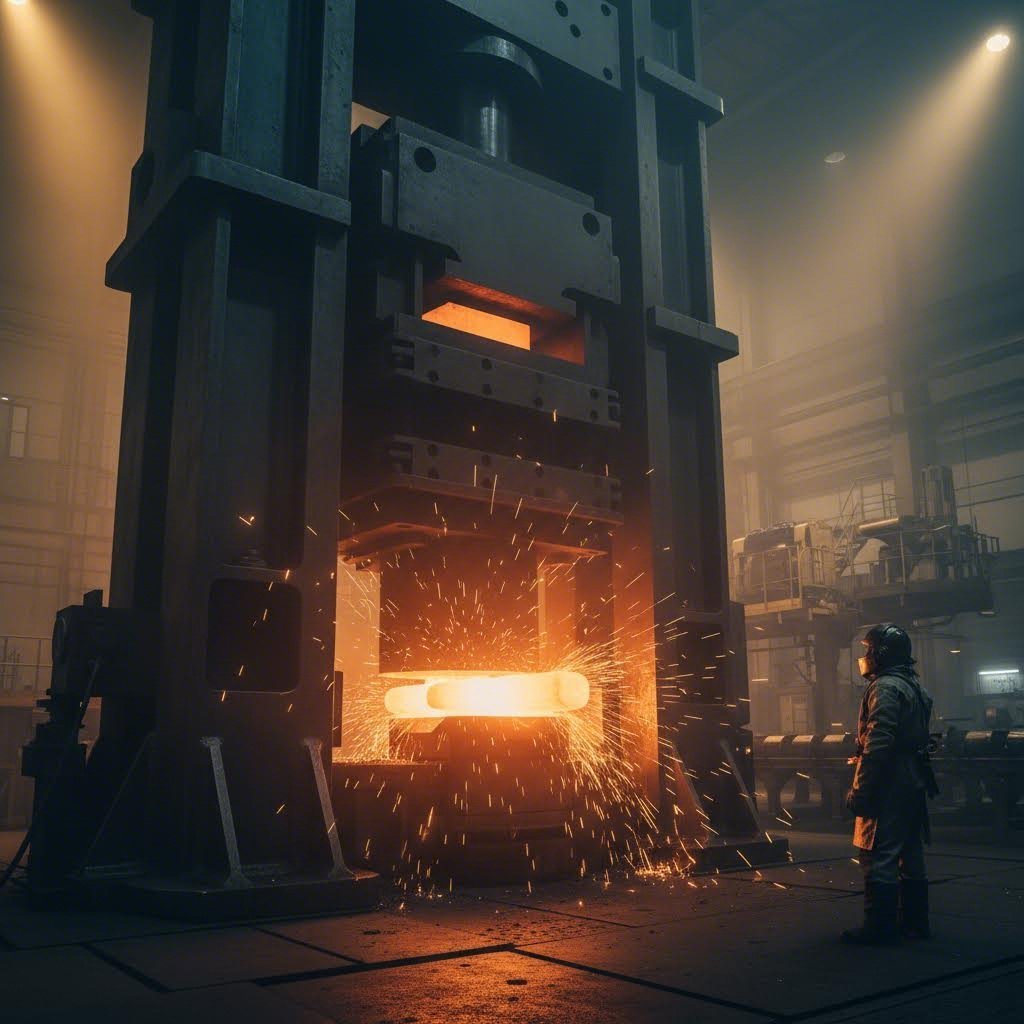 precision hot forging process creating superior grain structure in automotive valves