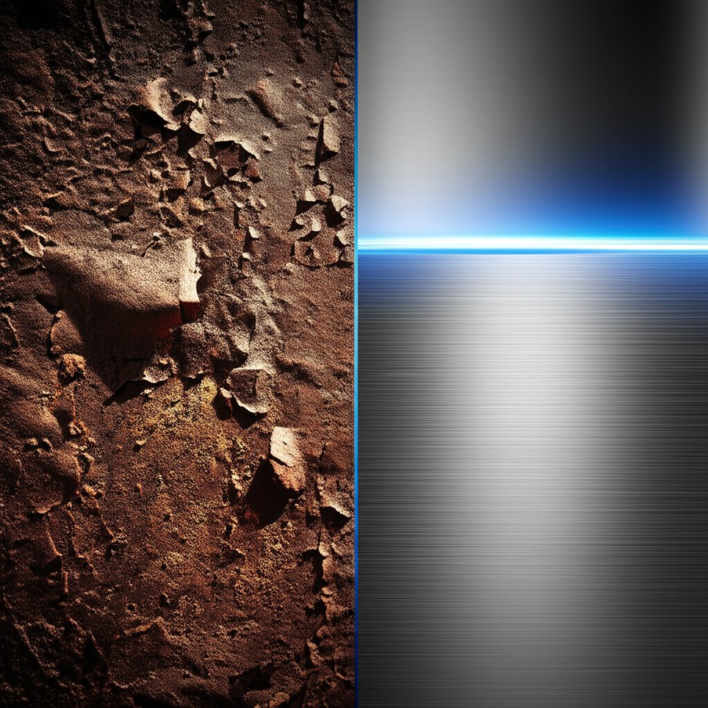 visual comparison of aluminums corrosion resistance versus steels rust