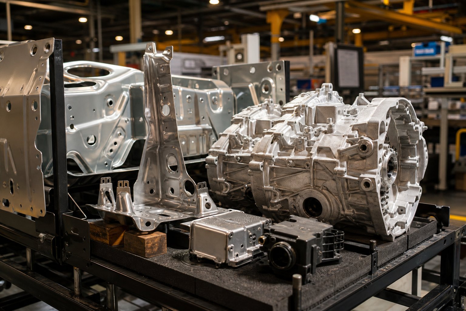 info-1-1 automotive parts showing where stamping and die casting each dominate %E2%80%94 body panels stamped housings cast