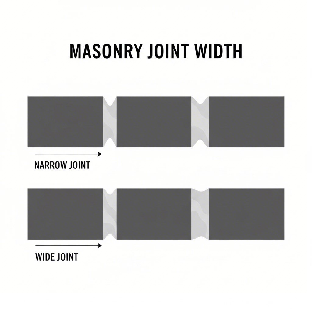 Visualizing the structural differences between narrow mosaic gaps and wide architectural tile joints