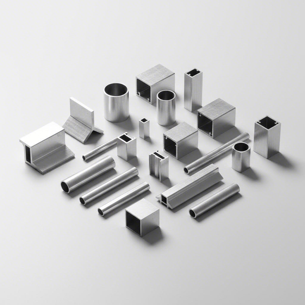 primary aluminum extrusion shape categories including angles channels tubes and structural profiles