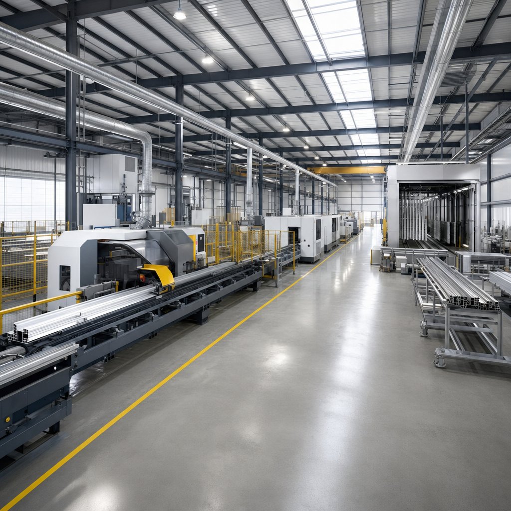 integrated aluminum processing from cutting to finishing