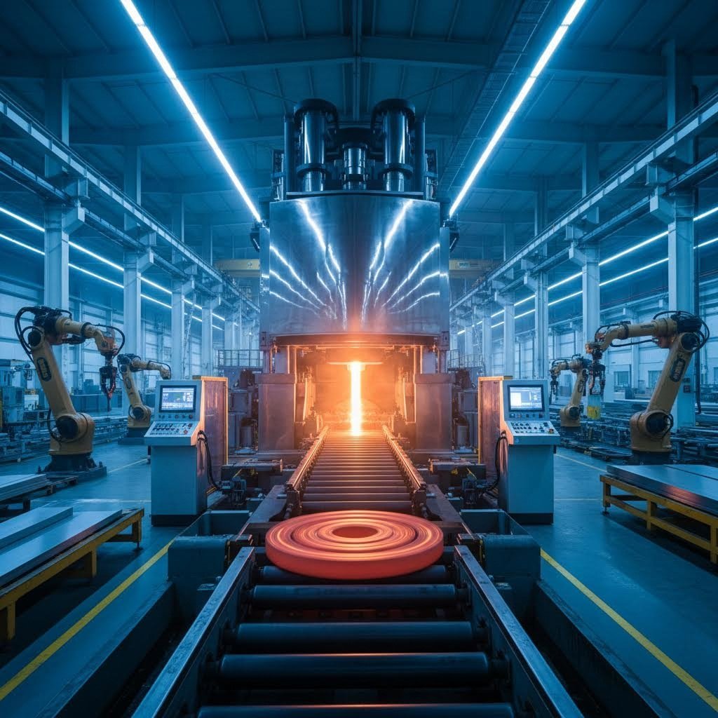 modern turnkey aluminum extrusion facility with integrated production capabilities