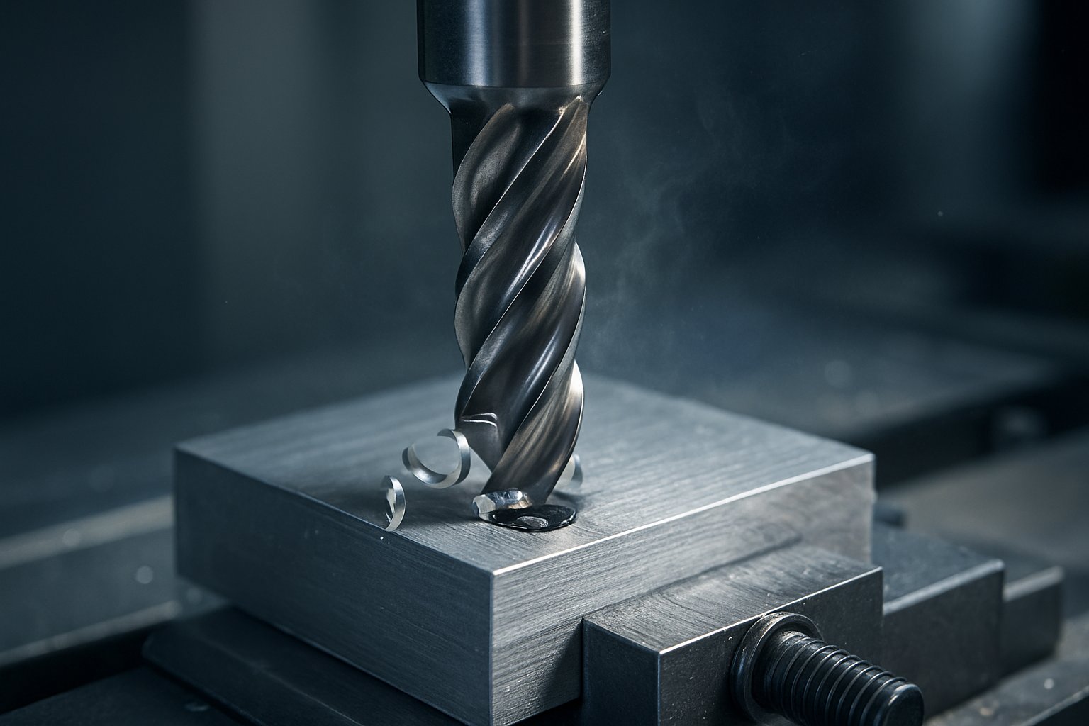 lubrication and chip clearing help aluminum holes stay cool