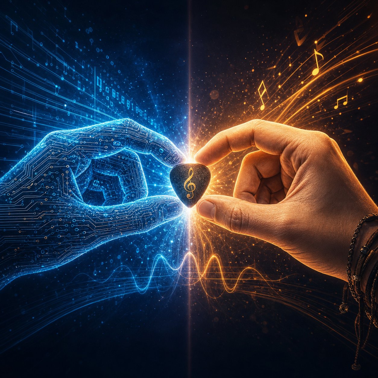 combining ai generated elements with human performance creates music that sounds both polished and emotionally authentic