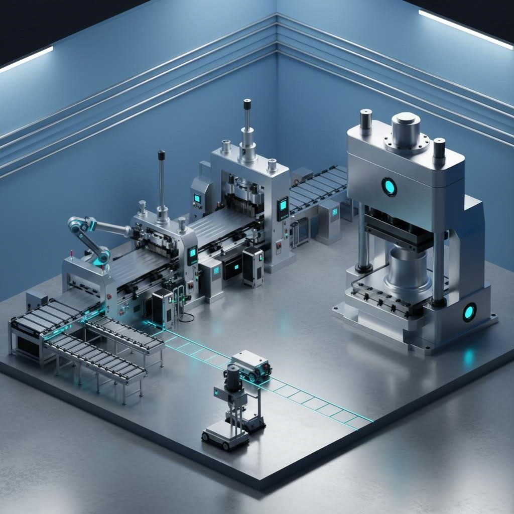High volume stamping line vs deep draw forming station