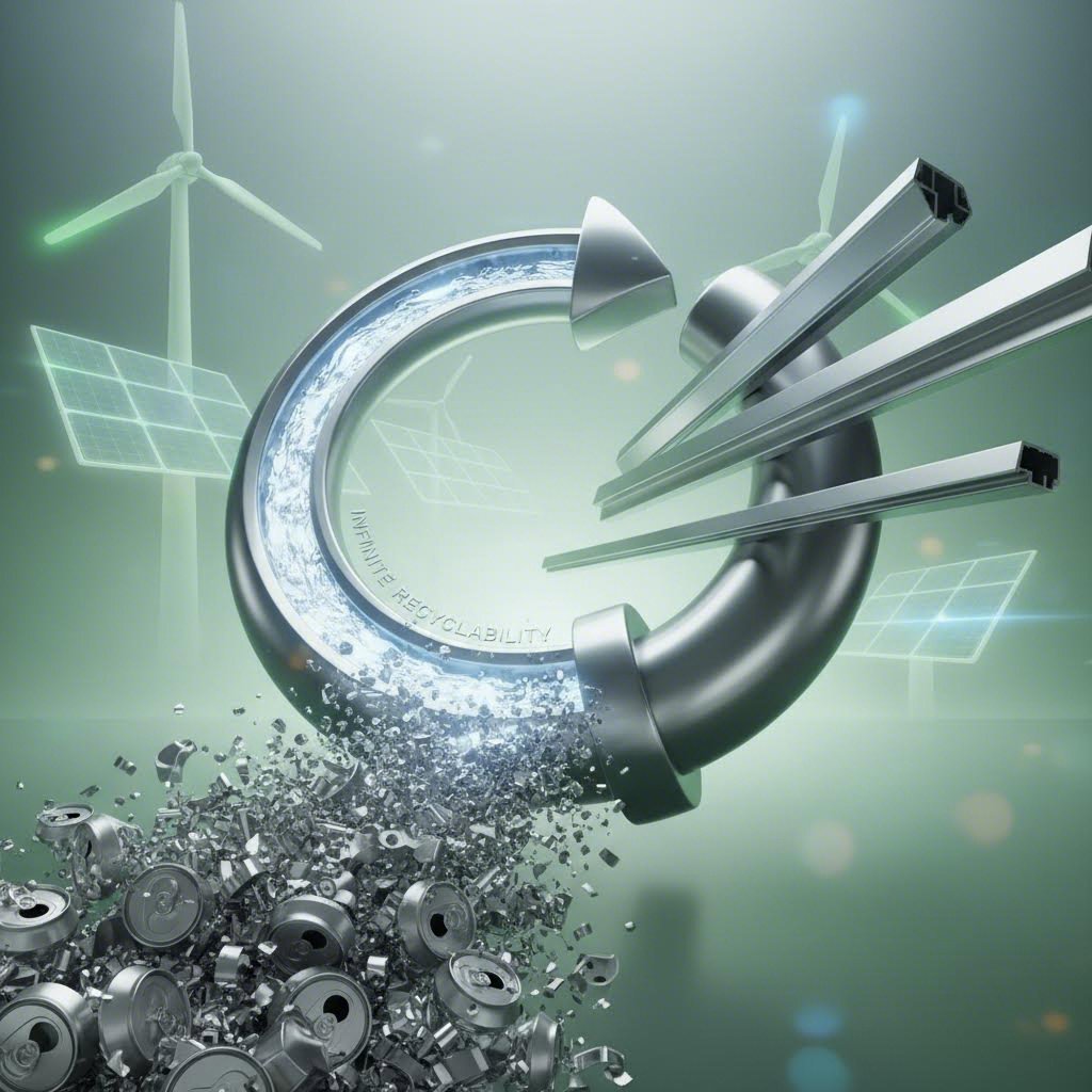 aluminum circular economy infinite recyclability without material degradation