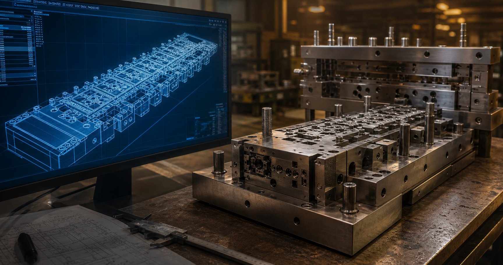info-1-1 from cad simulation to machined tool steel %E2%80%94 the progressive die engineering process bridges digital design and physical production