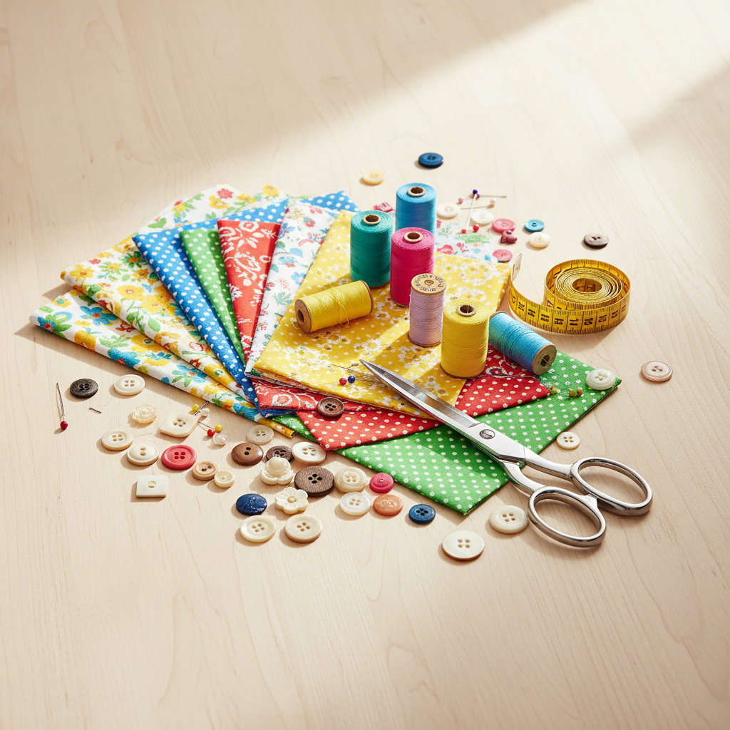 essential sewing supplies for creating a diy roll up pencil case