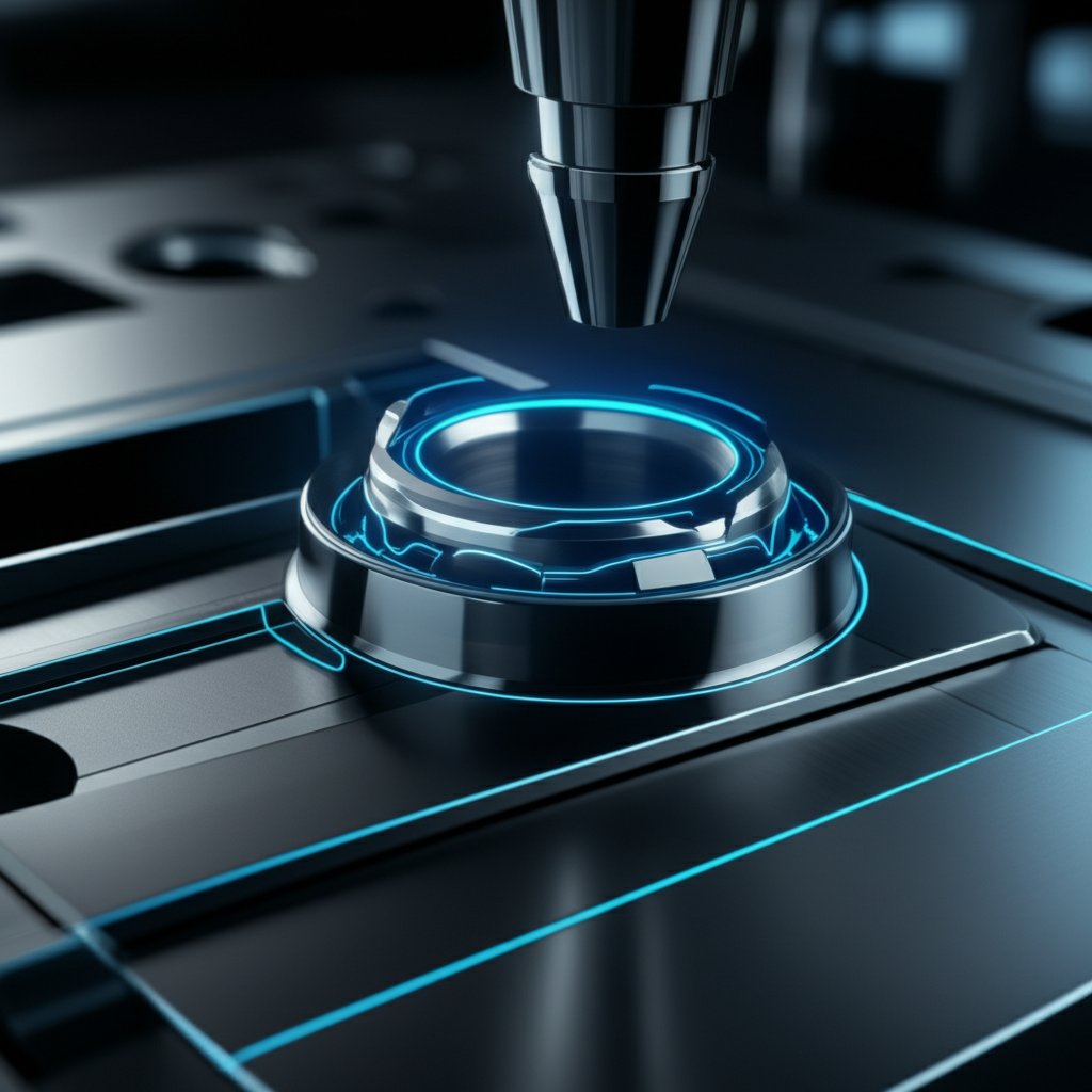 diagram showing the function of a die casting draft angle for part ejection