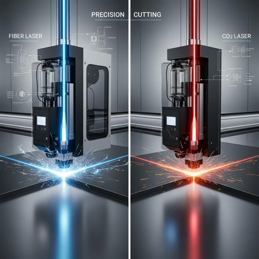 fiber and co2 laser systems compared for steel cutting applications