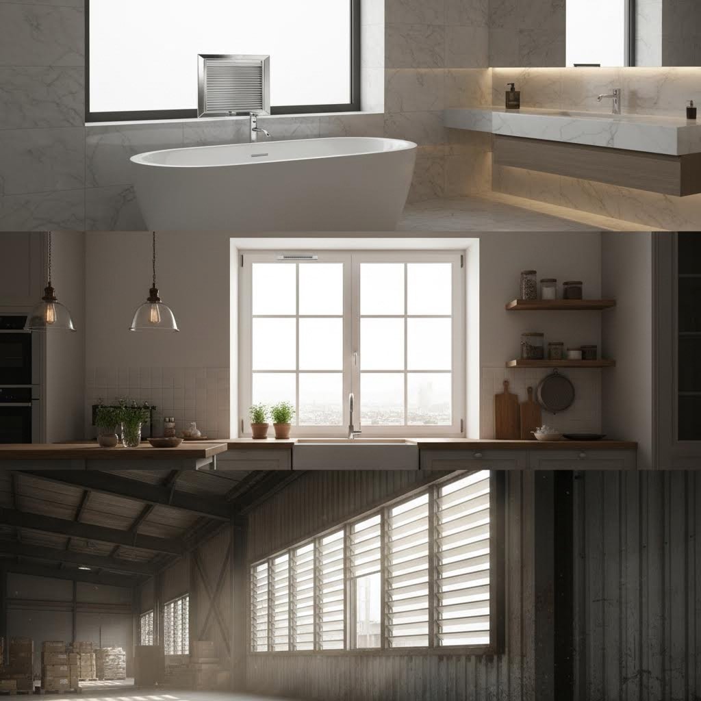 metal window vents serve residential commercial and industrial ventilation applications