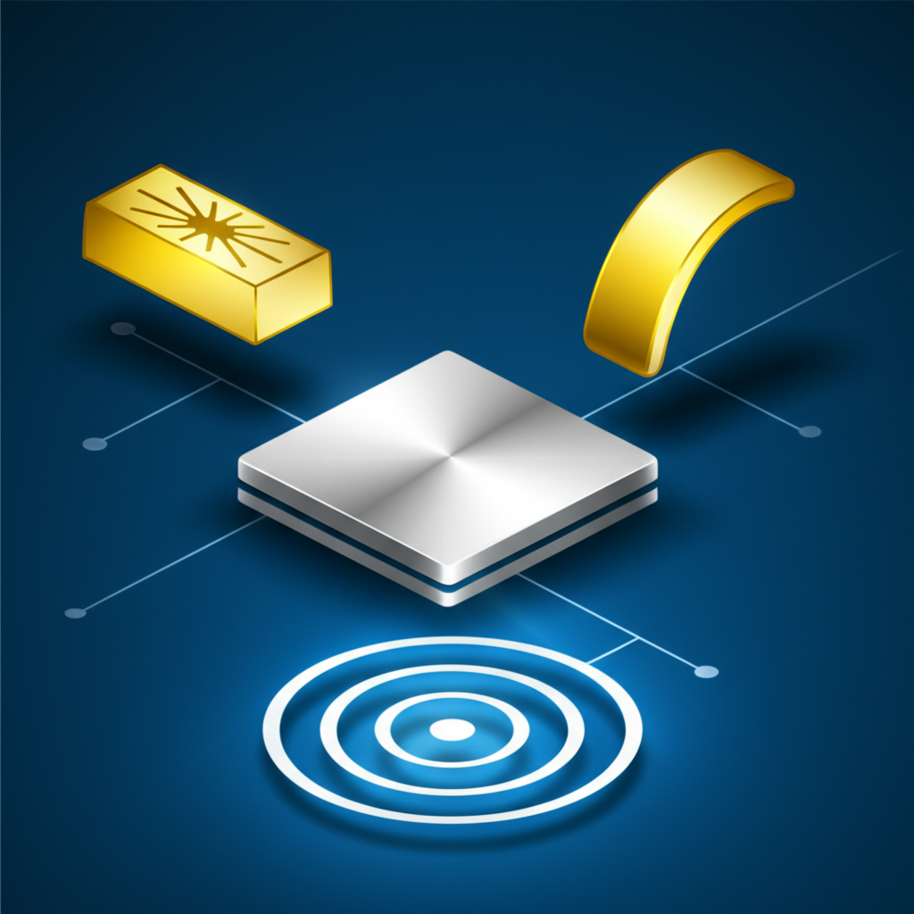 visual representation of common inspection methods used on forged samples