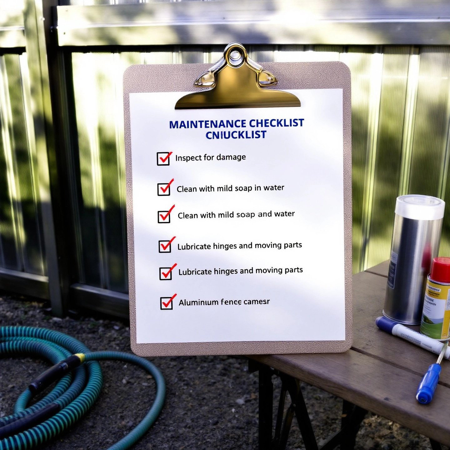 maintenance checklist for prolonging aluminum fence lifespan