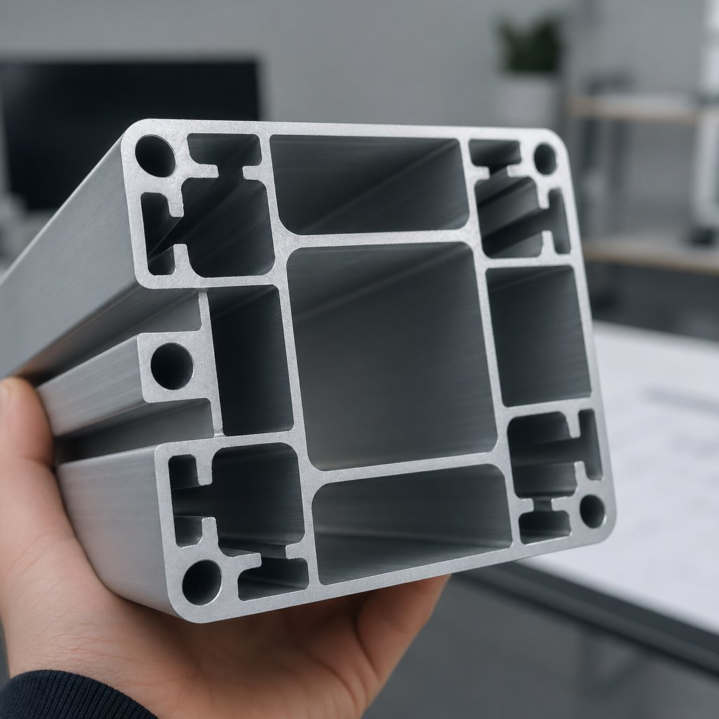 feasible aluminum extrusion geometry with balanced walls and rounded corners