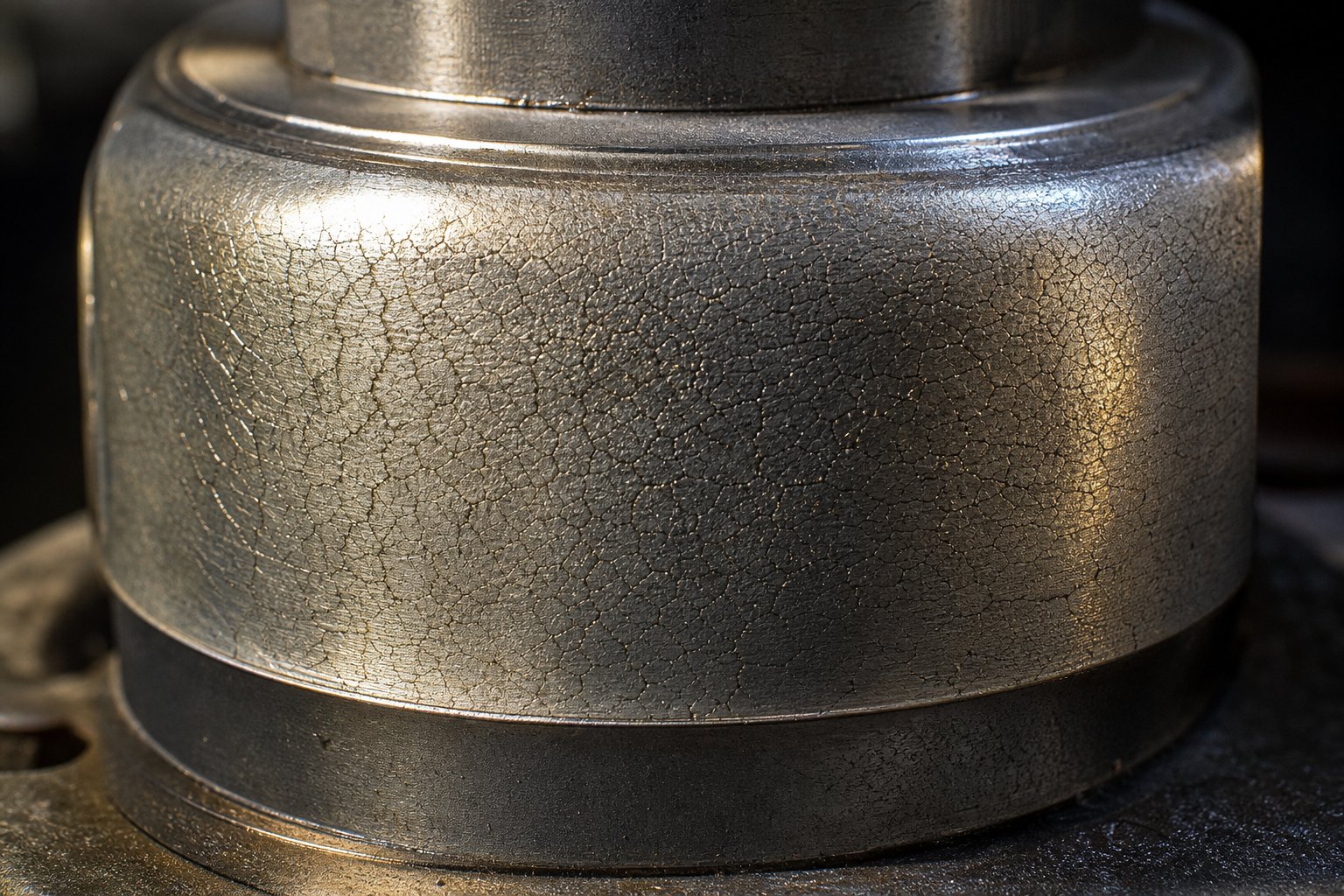 info-1-1 thermal fatigue cracking on a press hardening die surface signals the need for maintenance intervention