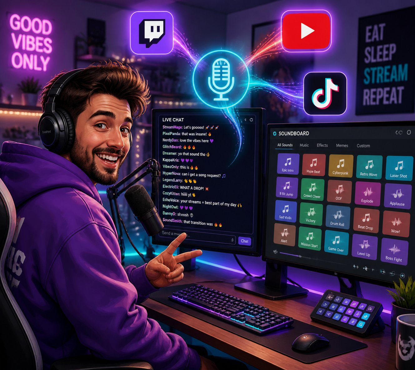 how streamers and content creators integrate voicemod text to song into live broadcasts and video workflows