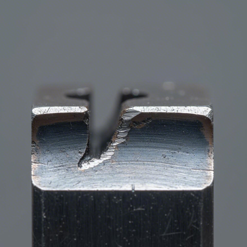 visible wear patterns on die cutting edges signal the need for immediate sharpening