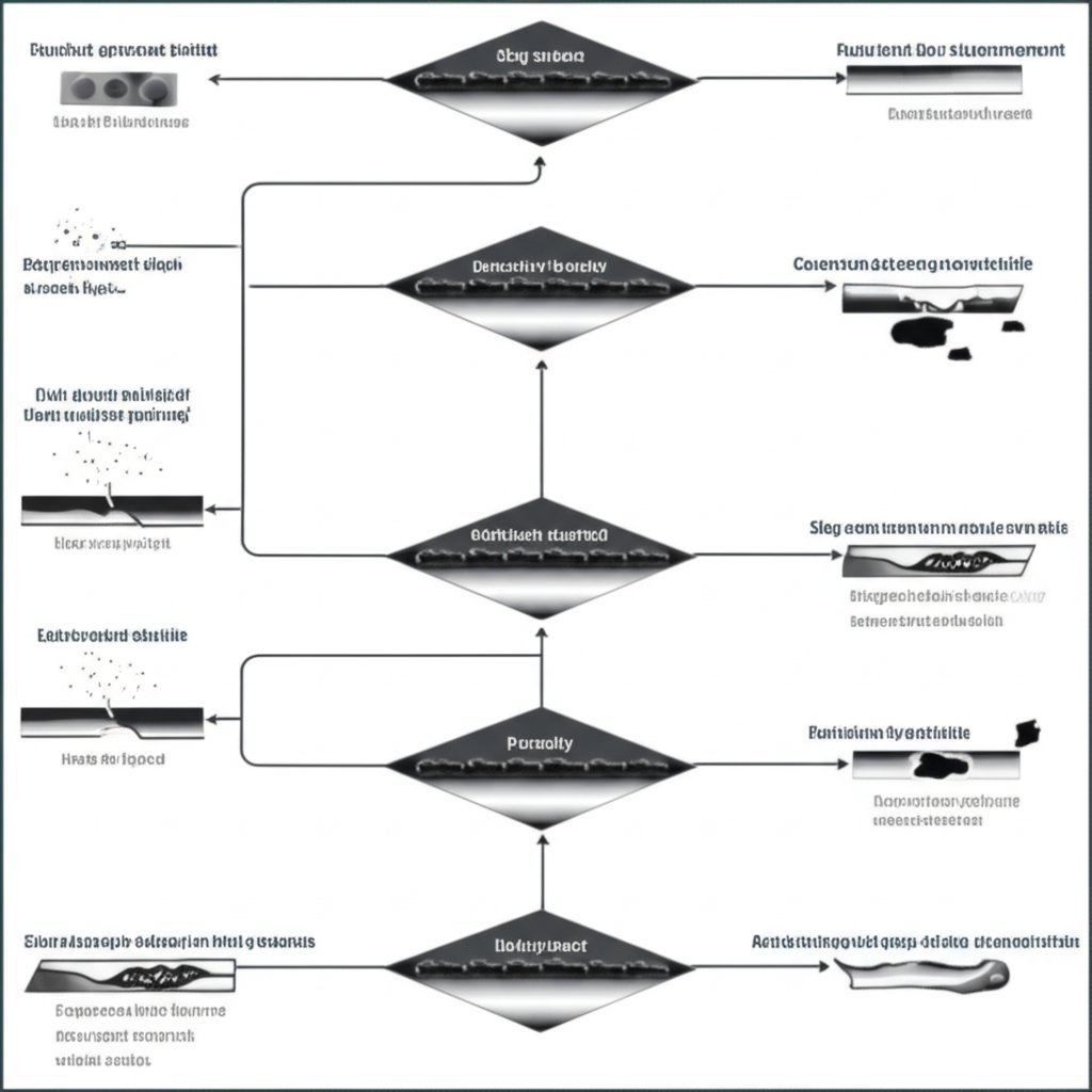 a quick reference map helps identify and fix common aluminum stick welding defects