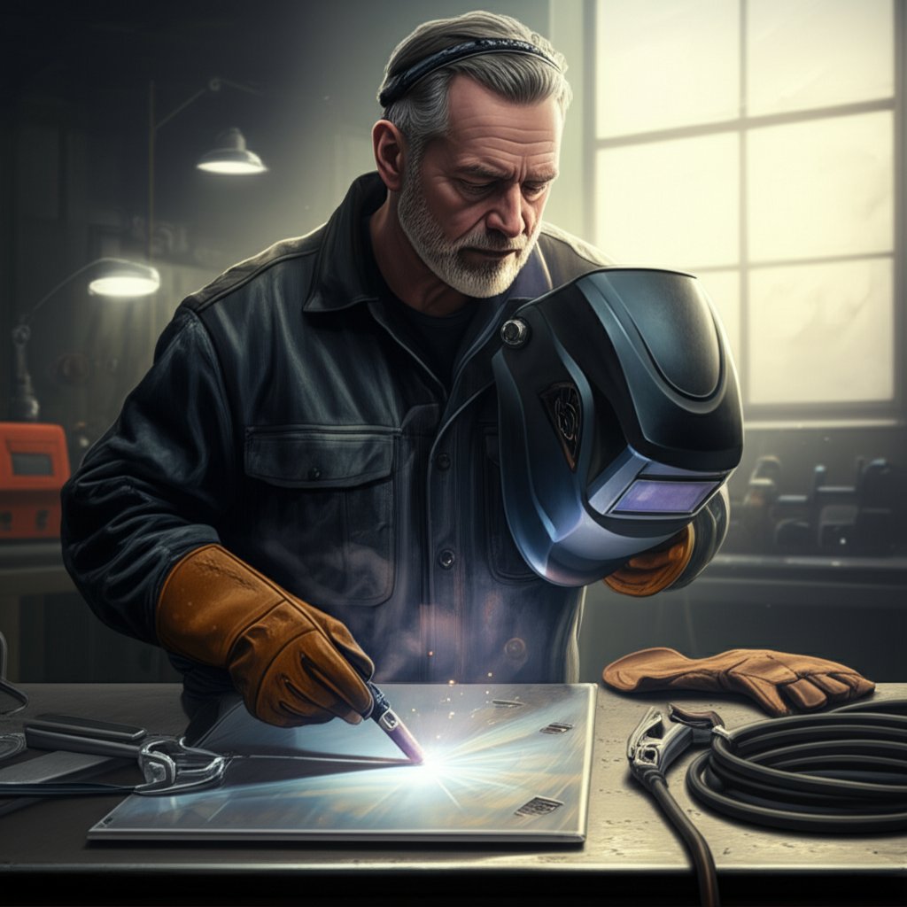 proper ppe and setup are essential for safe and stable aluminum stick welding