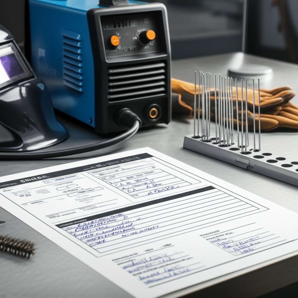 use a parameter template to record and repeat optimal aluminum stick welding settings